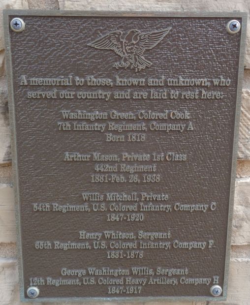 TO THOSE KNOWN AND UNKNOWN WHO SERVED OUR COUNTRY WAR MEMORIAL PLAQUE