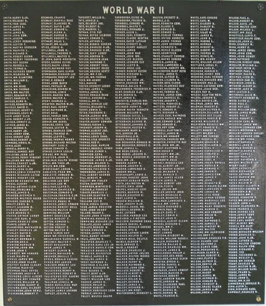 MARION COUNTY WAR VETERANS MEMORIAL PLAQUE I