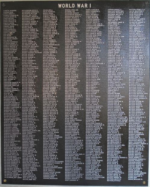 MARION COUNTY WAR VETERANS MEMORIAL PLAQUE C