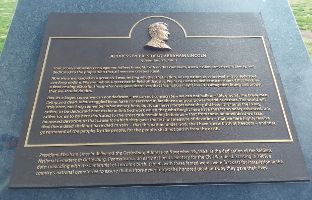 MISSOURI VETERANS CEMETERY ADDRESS BY PRESIDENT ABRAHAM LINCOLN MEMORIAL