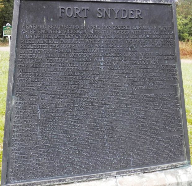 FORT SNYDER WAR MEMORIAL PLAQUE FRONT