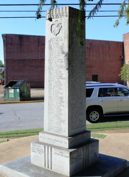 LEE COUNTY WAR VETERANS MEMORIAL SIDES C & D