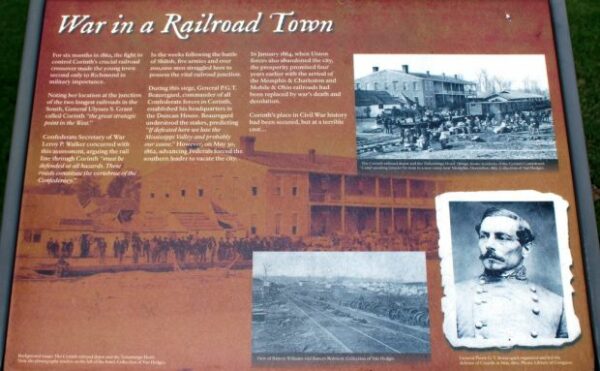 WAR IN A RAILROAD TOWN MEMORIAL PLAQUE