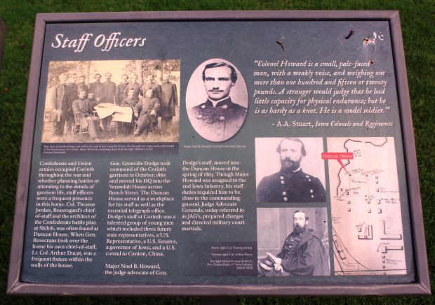 STAFF OFFICERS WAR MEMORIAL PANEL