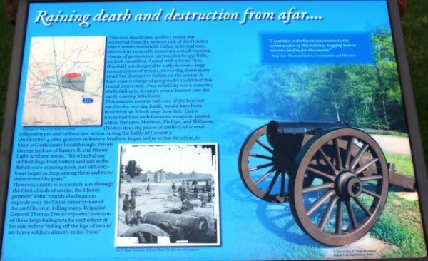 RAINING DEATH AND DESTRUCTION FROM AFAR WAR MEMORIAL PANEL