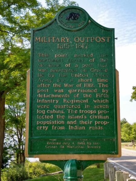 MILITARY OUTPOST MEMORIAL MARKER