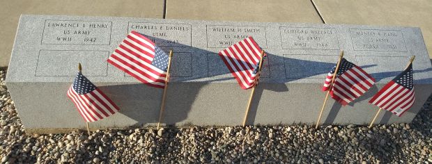 SANFORD WAR VETERANS MEMORIAL RIGHT STONE