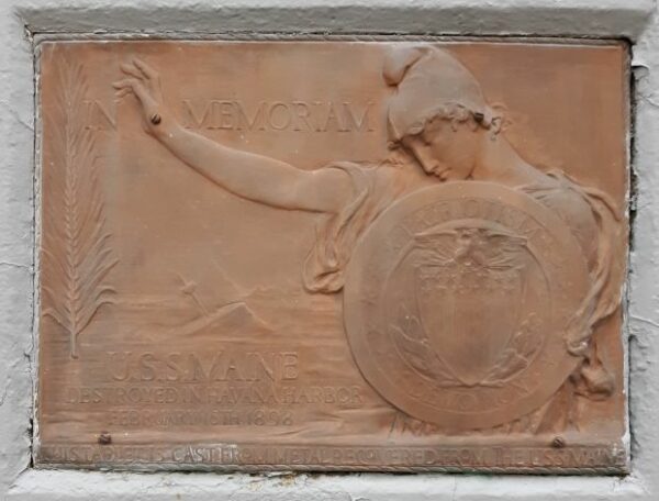 TECUMSEH, MI U.S.S. MAINE MEMORIAL PLAQUE