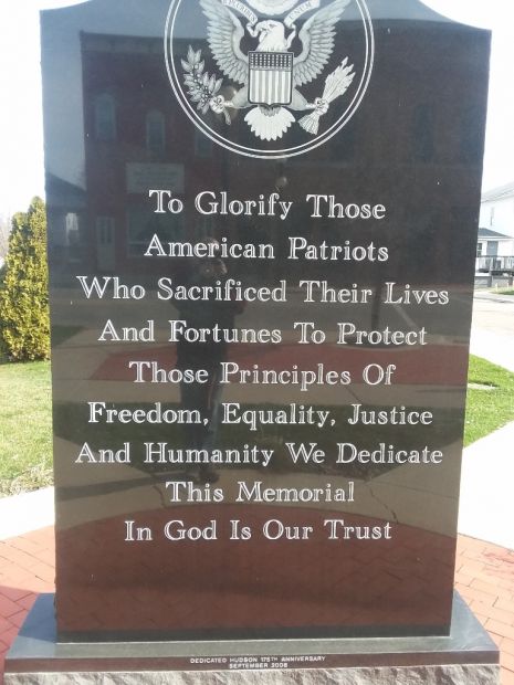 AMERICAN PATRIOTS MEMORIAL FRONT
