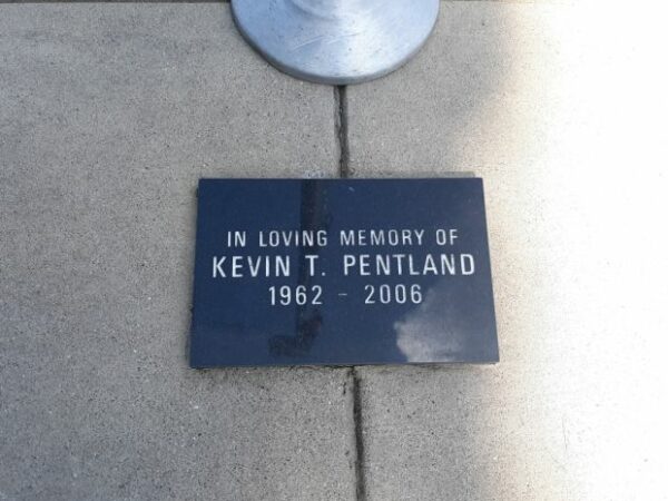 KEVIN T. PENTLAND WAR MEMORIAL PLAQUE