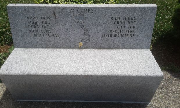 DORCHESTER VIETNAM VETERANS MEMORIAL BENCH D