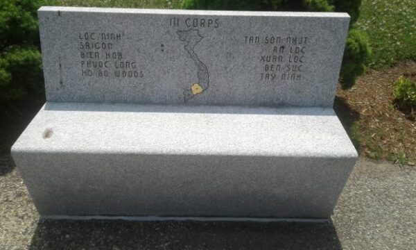 DORCHESTER VIETNAM VETERANS MEMORIAL BENCH C