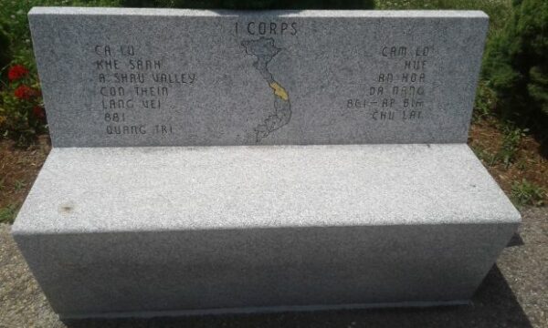 DORCHESTER VIETNAM VETERANS MEMORIAL BENCH A