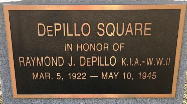 DEPILLO SQUARE WAR MEMORIAL PLAQUE