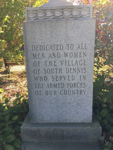 SOUTH DENNIS VETERANS MEMORIAL FLAGPOLE STONE