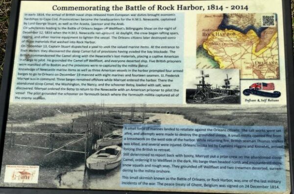 COMMEMORATING THE BATTLE OF ROCK HARBOR WAR MEMORIAL PANEL