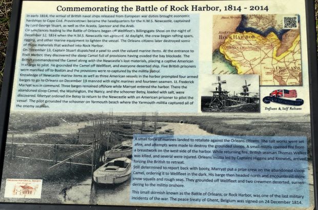 COMMEMORATING THE BATTLE OF ROCK HARBOR WAR MEMORIAL PANEL