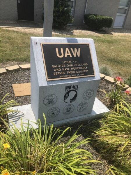 UAW LOCAL 171 VETERANS MEMORIAL