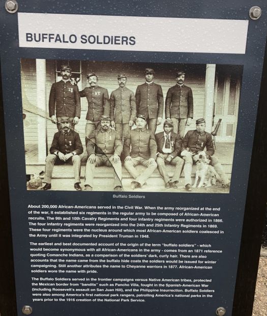 HAGERSTOWN BUFFALO SOLDIERS WAR MEMORIAL PLAQUE