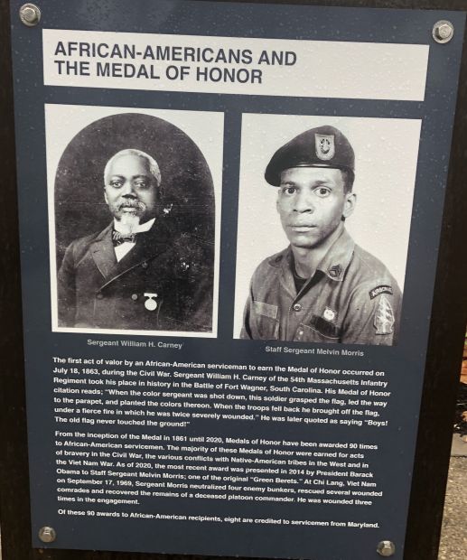 AFRICAN-AMERICANS AND THE MEDAL OF HONOR WAR MEMORIAL PLAQUE