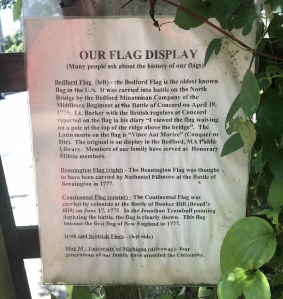 OUR FLAG DISPLAY WAR MEMORIAL PLAQUE