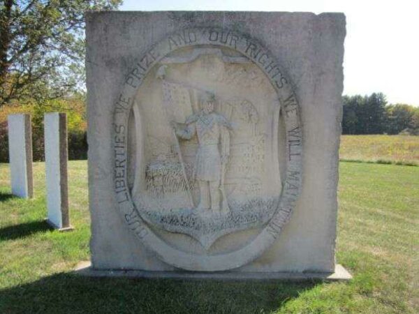 SCOTT COUNTY MEMORIAL HILL CIVIL WAR TABLET