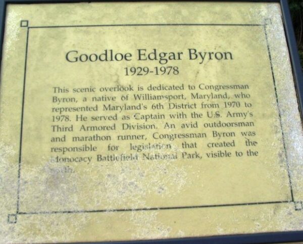 GOODLOE EGAR BYRON WAR MEMORIAL PLAQUE