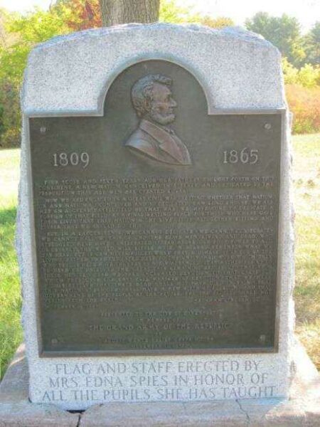 SCOTT COUNTY MEMORIAL HILL GETTYSBURG ADDRESS MEMORIAL
