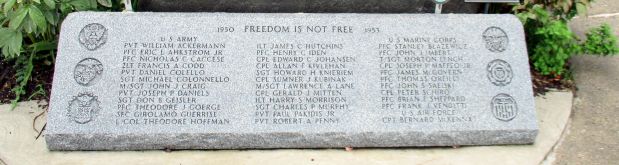 STATEN ISLAND KOREAN WAR VETERANS MEMORIAL HONOR ROLL