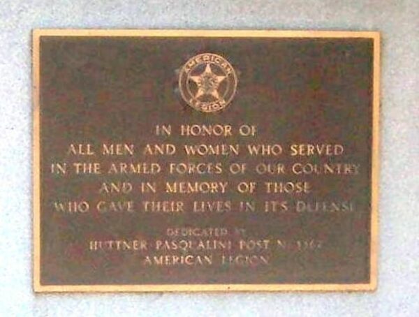 AMERICAN LEGION POST 1367 SUPREME SACRIFICE MEMORIAL PLAQUE
