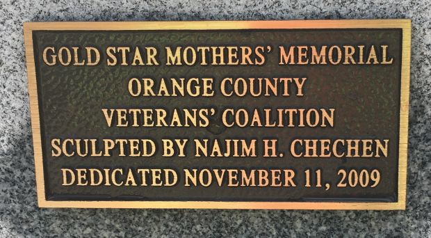 ORANGE COUNTY GOLD STAR MOTHER’S MEMORIAL PLAQUE