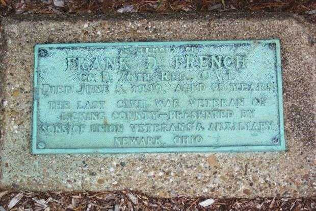 FRANK D. FRENCH MEMORIAL PLAQUE