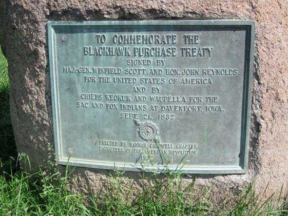 BLACKHAWK PURCHASE TREATY MEMORIAL