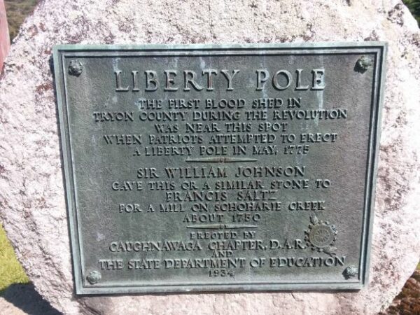 TRYON COUNTY LIBERTY POLE MEMORIAL PLAQUE