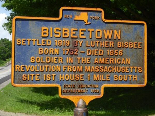 BISBEETOWN REVOLUTIONARY SOLDIER WAR MEMORIAL MARKER