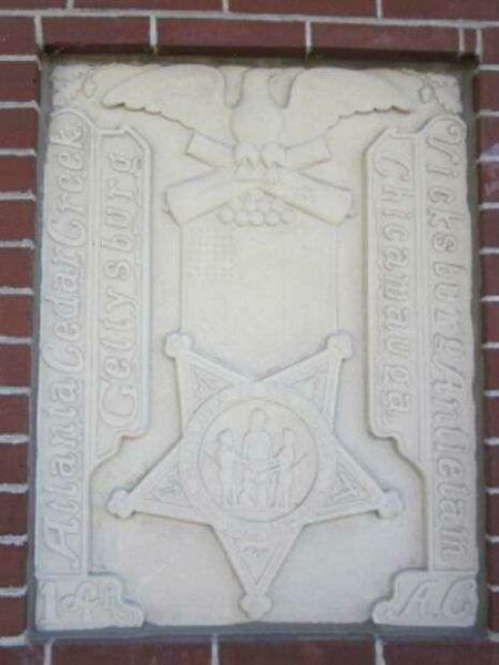 W.T. SHERMAN G.A.R. HALL STONE INSET B