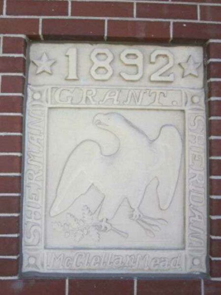 W.T. SHERMAN G.A.R. HALL STONE INSET A