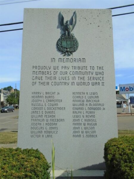 ELMIRA WORLD WAR II MEMORIAL