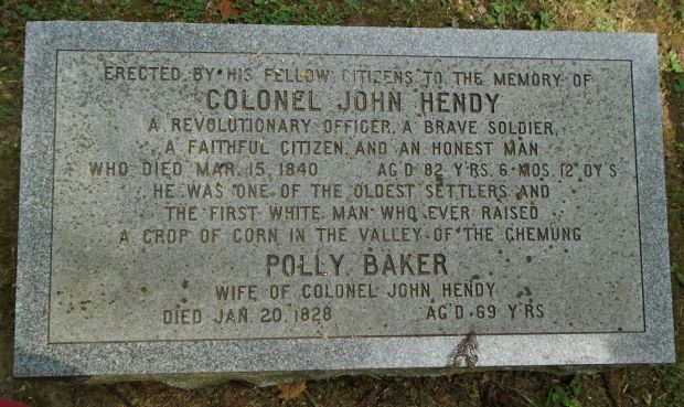 COLONEL JOHN HENDY REVOLUTIONARY OFFICER WAR MEMORIAL TABLET