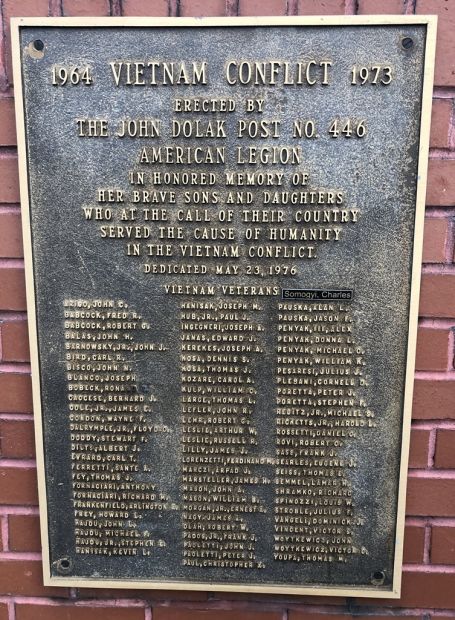 ALPHA TOWNSHIP WAR VETERANS MEMORIAL PLAQUE D