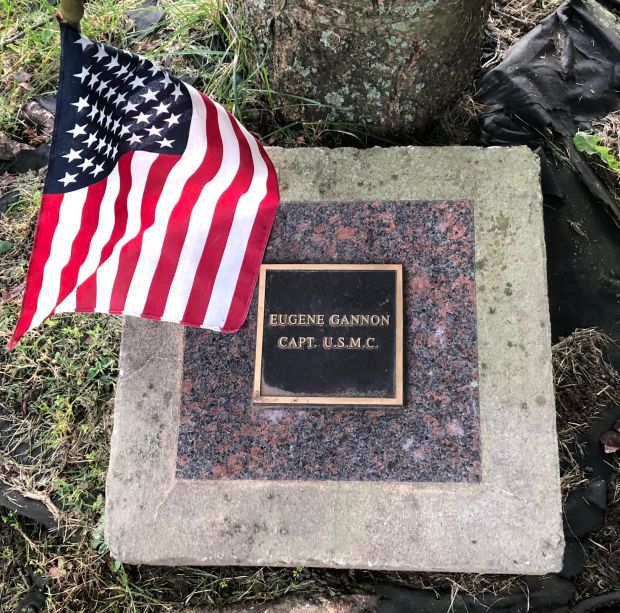 EUGENE GANNON CAPT. U.S.M.C. MEMORIAL PLAQUE