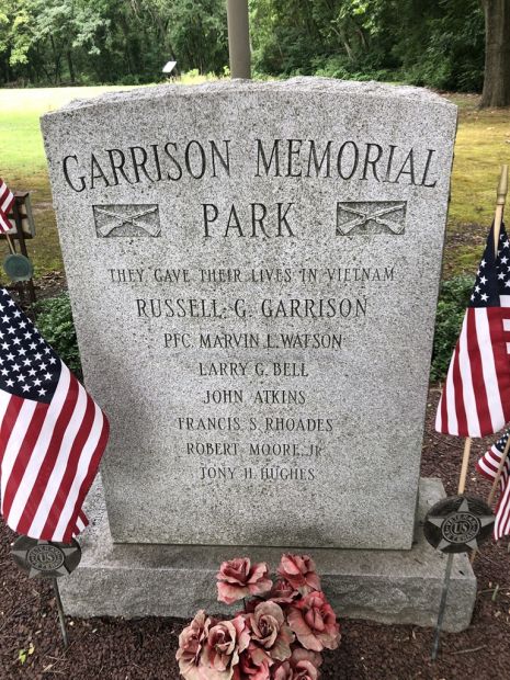 GARRISON MEMORIAL PARK DEDICATION STONE