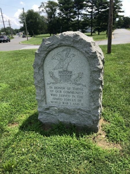 WOODSTOWN WORLD WAR I AND II MEMORIAL