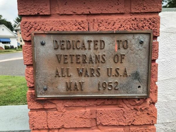 FRANK D. SAYRE POST 1259 V.F.W. MEMORIAL PLAQUE B