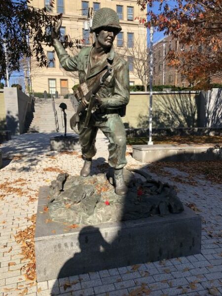 NEW JERSEY WORLD WAR II MEMORIAL STATUE B
