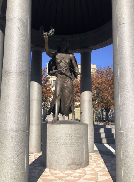 NEW JERSEY WORLD WAR II MEMORIAL STATUE A