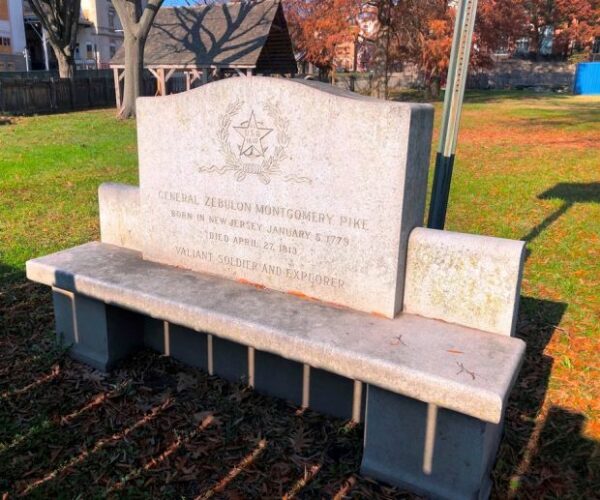 GENERAL ZEBULON MONTGOMERY PIKE MEMORIAL BENCH