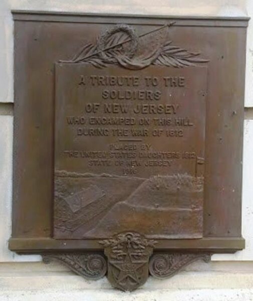 A TRIBUTE TO THE SOLDIERS OF NEW JERSEY WAR MEMORIAL PLAQUE