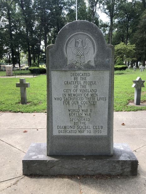 CITY OF VINELAND WORLD WAR II AND KOREAN WAR MEMORIAL