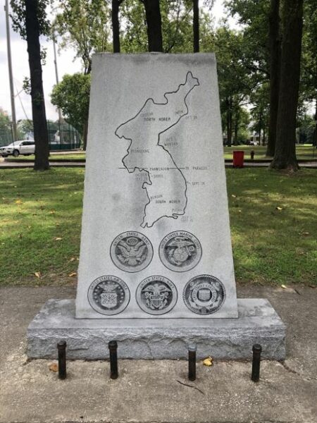 VINELAND KOREAN WAR MEMORIAL BACK